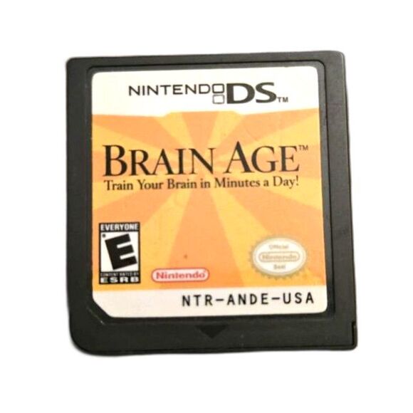 Brain Age Nintendo DS 3DS Game (Cartridge Only) Tested - Picture 1 of 2